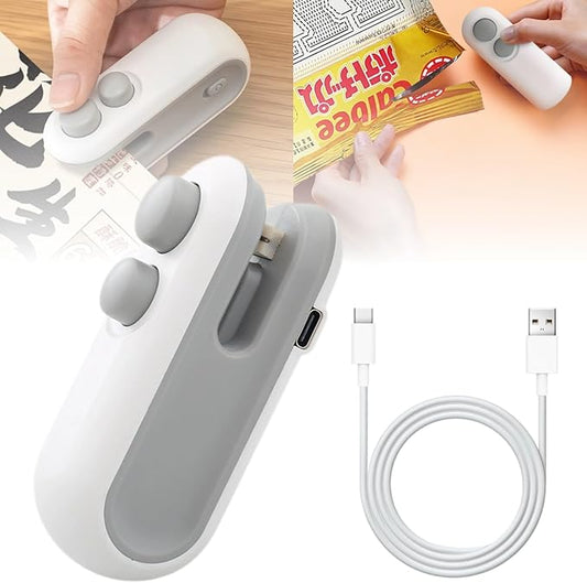 Sellador Eléctrico de Bolsas SellaSnack™ – Recargable y Portátil